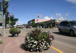 Colors of Downtown (669 visits) Main street flower pots Colors of Downtown