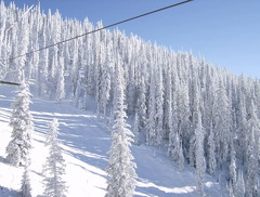 Big White covered in snow