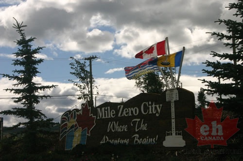 Mile "0" City Welcome Sign