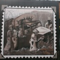 Postage Stamp Mural
