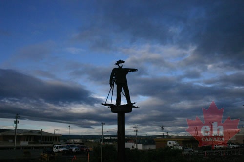 Statue at Sunset