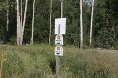 Signs located on backcountry gravel roads Signs located on back country gravel roads directional_sign.jpg
