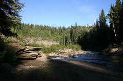 Views of flatbed rocks, sandy beach and pool colins_pool 002.jpg