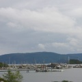 Marina (3147 visits) Village marina busy on this beautiful, clear day Marina