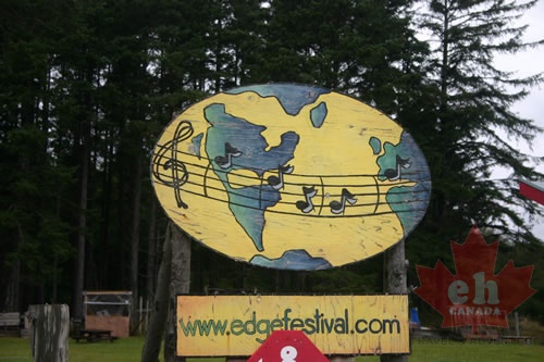 Edge Festival (1135 visits) Signage to folk festival Edge Festival