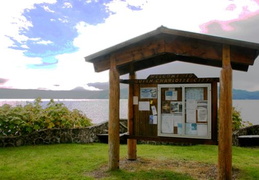 Information Sign (766 visits, rating score 4.46) Skidegate info on waterfront Information Sign