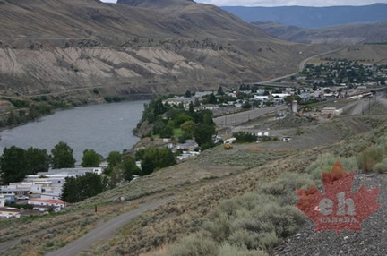 Village and River