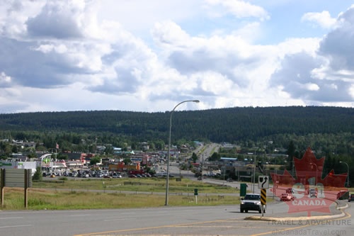 Entrance to 100 Mile House