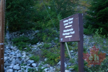 Fuzzy Trailhead Sign
