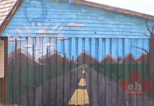 Mural (745 visits) Hwy #3 mural near town Art in the community of Osoyoos. Mural