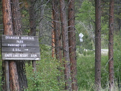 Okanagan Mtn. Park Sign