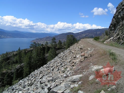 Biking North on KVR