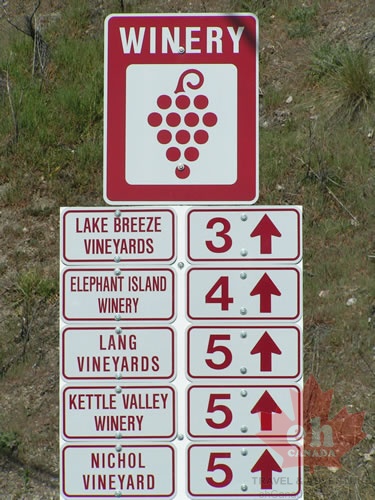 Winery Directional Sogns