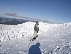 Greg getting some powder