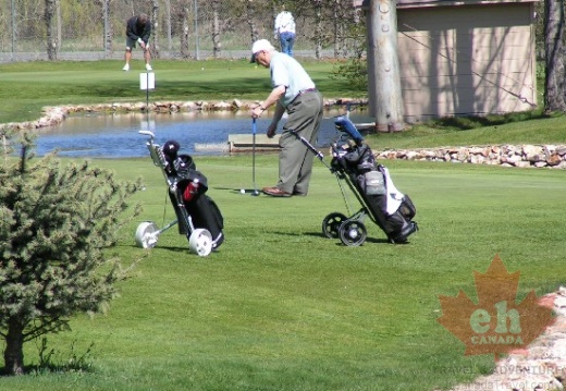 Golfing