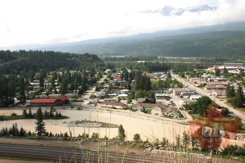 River Views (1182 visits) Overlooking river and the village. Kicking Horse River and Village of Golden River Views