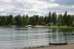 Beached Canoe