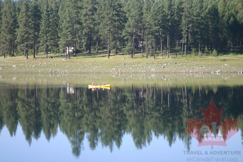 Canoeing Horseshoe Lake