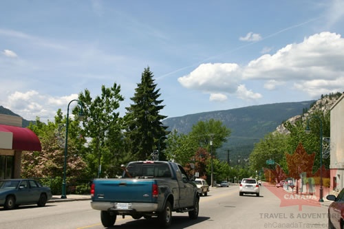 Driving Downtown Castlegar