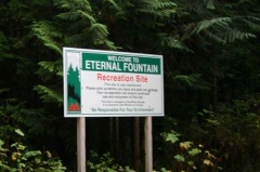 Eternal Fountain Sign