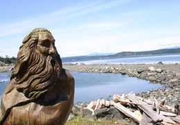 Chainsaw Art (620 visits) Sculpture enjoying the views Sculpture enjoying the ocean views Chainsaw Art