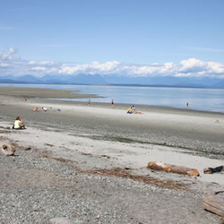 Saratoga Beach - Vancouver Island photo gallery - British Columbia travel guide.
