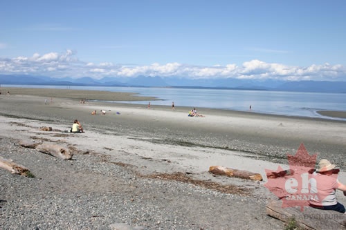 Saratoga Beach - Vancouver Island photo gallery - British Columbia travel guide.