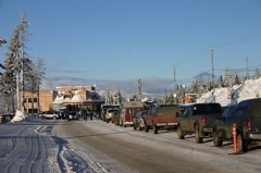 Ski Hill Parking Lot