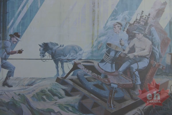 Pioneers (793 visits) Murals in Chemainus Pioneers