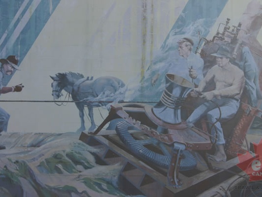 Pioneers (813 visits) Murals in Chemainus Pioneers
