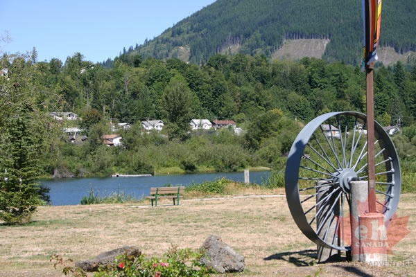Waterfront (704 visits) Sitting bench on lake Waterfront