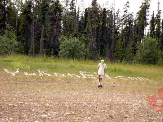 Rock Gardens (1970 visits) Artwork is complete on Alaska Highway Rock Gardens
