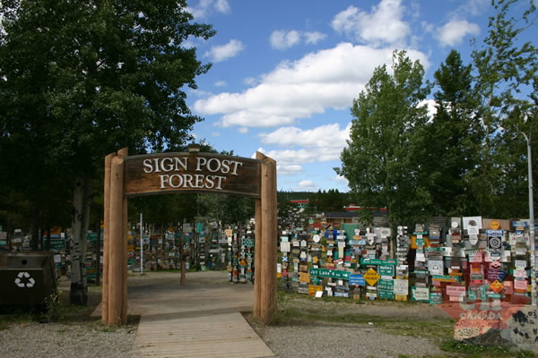 Sign Post Forest (2614 visits) Forest of signs from around the world Sign Post Forest