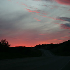 Purple Sunset (1704 visits) Wild colors on a short night Purple Sunset