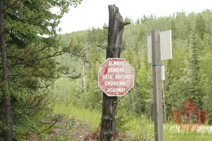 Cross Country Ski Sign