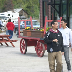 Tourists (2217 visits) Hanging out near historic train station Tourists