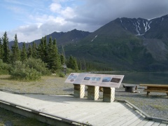 Sign and Mountains