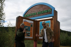 Mile 0 on the Dempster Hwy