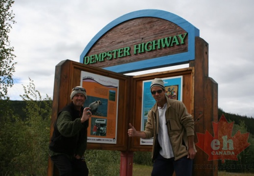 Mile 0 on the Dempster Hwy