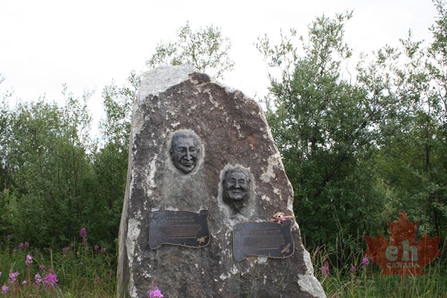 Monument honoring two First Nation people monument.jpg