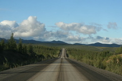 Richardson Mountain Ahead