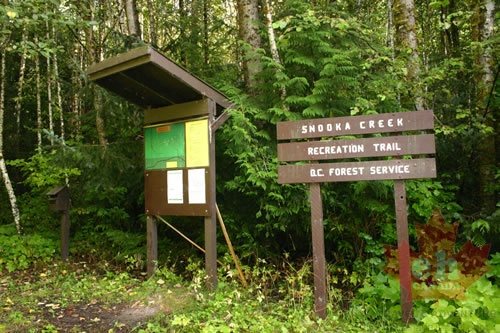 trailhead info signs