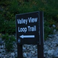 trailhead sign on hwy 002