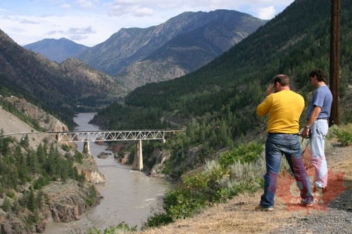 looking down on fraser