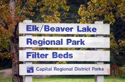 Entrance Sign to Elk / Beaver Lake
