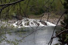 Outflow on the river