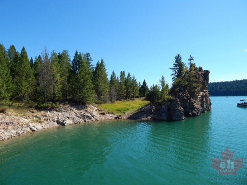 Shoreline of Koocanusa Lake