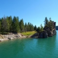 Shoreline of Koocanusa Lake