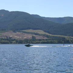 Water Skiing (978 visits) Water skiing on Cowichan Lake Water Skiing