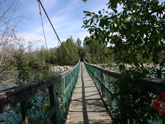 Kishwoot Island (1891 visits) Suspension bridge to island from downtown Whitehorse Kishwoot Island